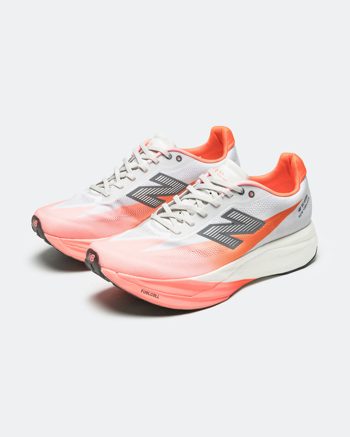 New Balance - Womens FuelCell SuperComp Elite v5 NYC Marathon - Grapefruit/Grey Matter-Poppy - Up There Athletics