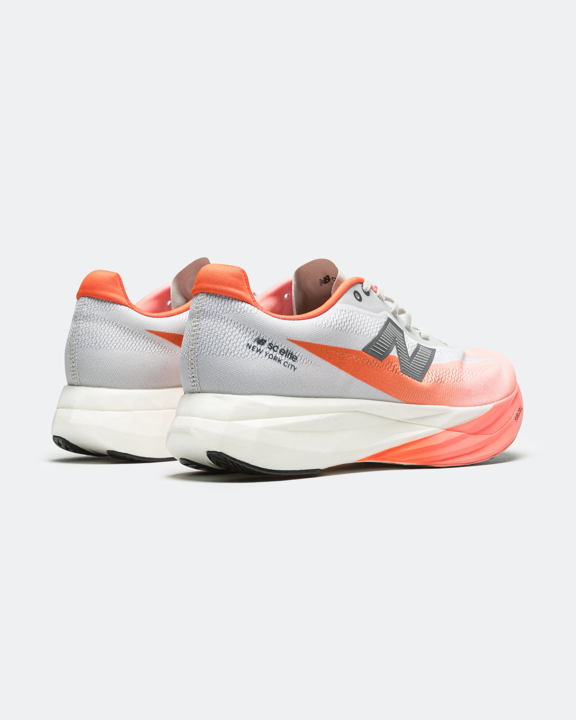 New Balance - Womens FuelCell SuperComp Elite v5 NYC Marathon - Grapefruit/Grey Matter-Poppy - Up There Athletics