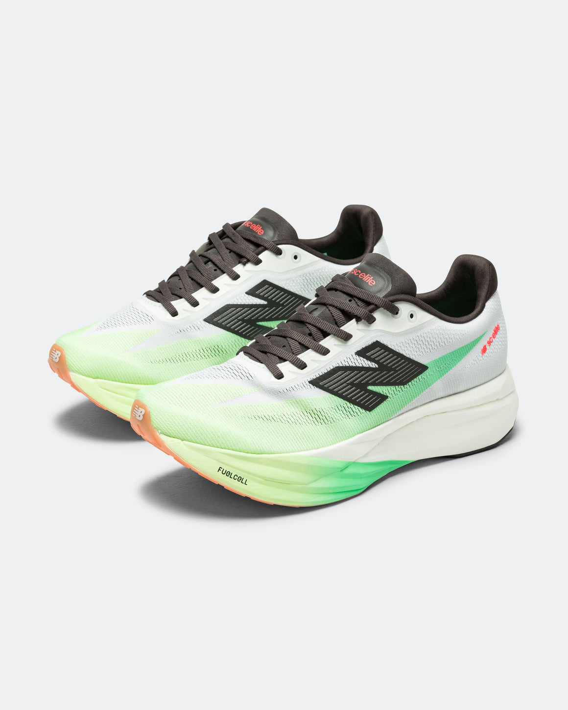 New Balance - Womens FuelCell SuperComp Elite v5 - White/Mint Flash - Up There Athletics