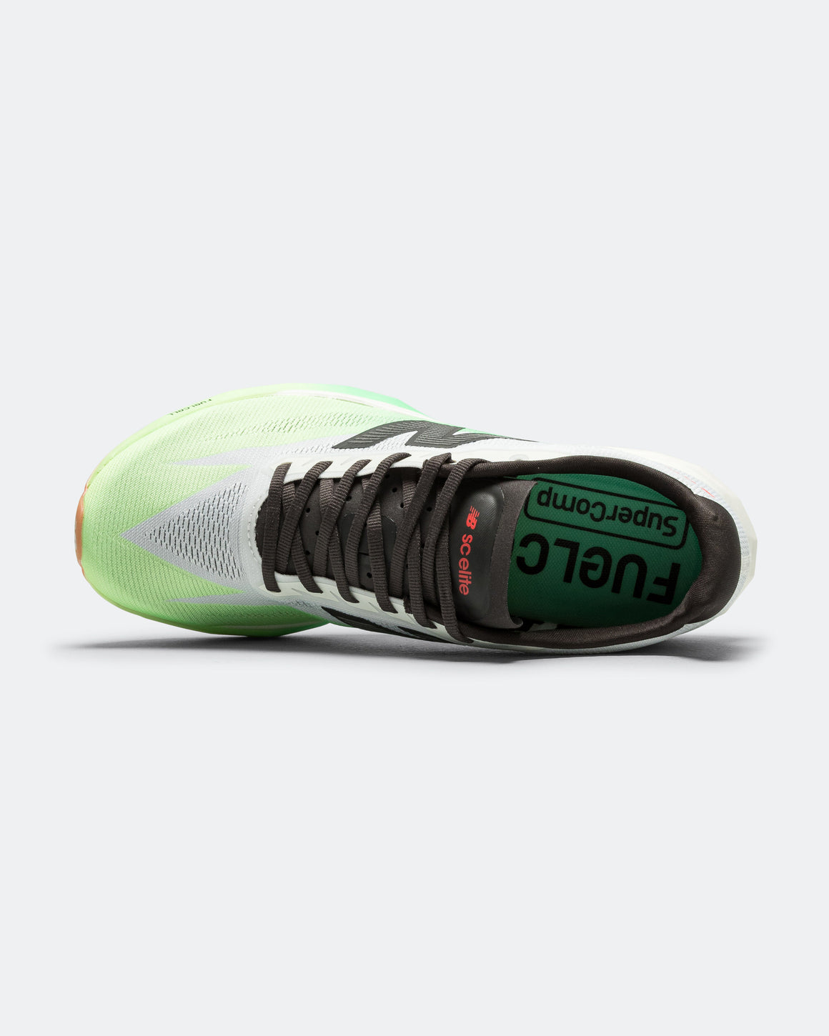 New Balance - Womens FuelCell SuperComp Elite v5 - White/Mint Flash - Up There Athletics