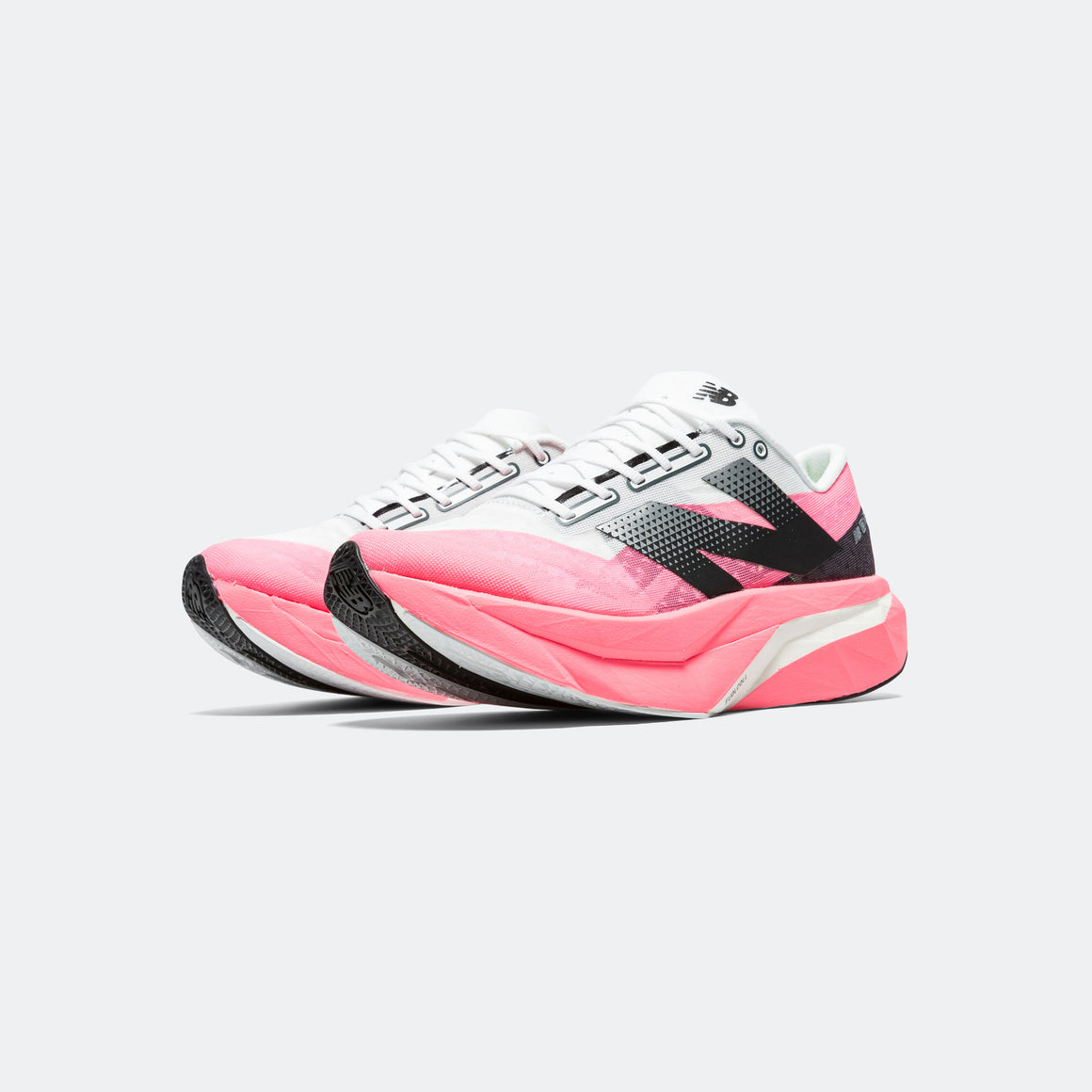 New Balance - Mens FuelCell SuperComp Elite v4 - White/Pink - Up There Athletics