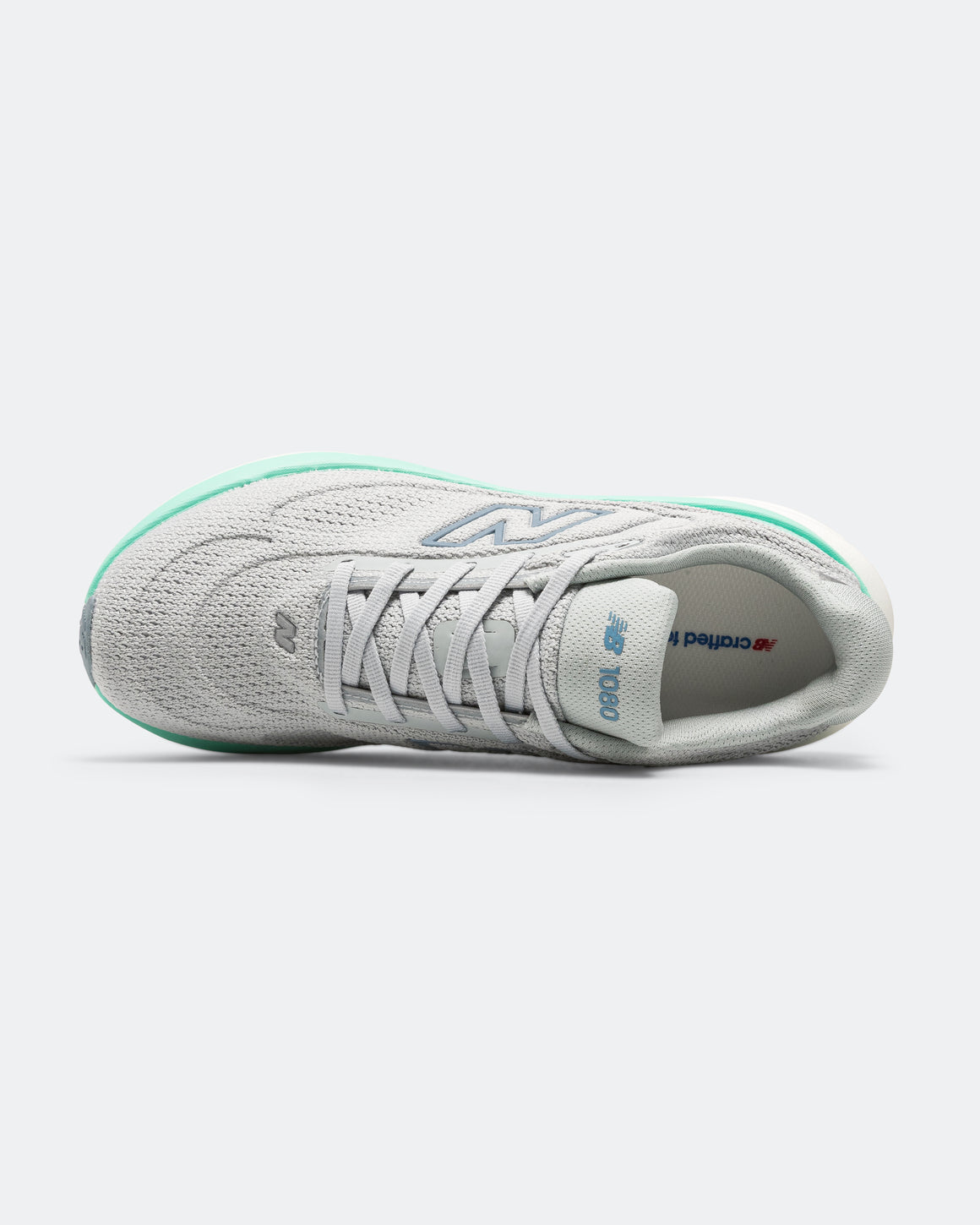 New Balance - Womens Fresh Foam X 1080v15 - Light Zinc Blue/Bright Mint - Up There Athletics
