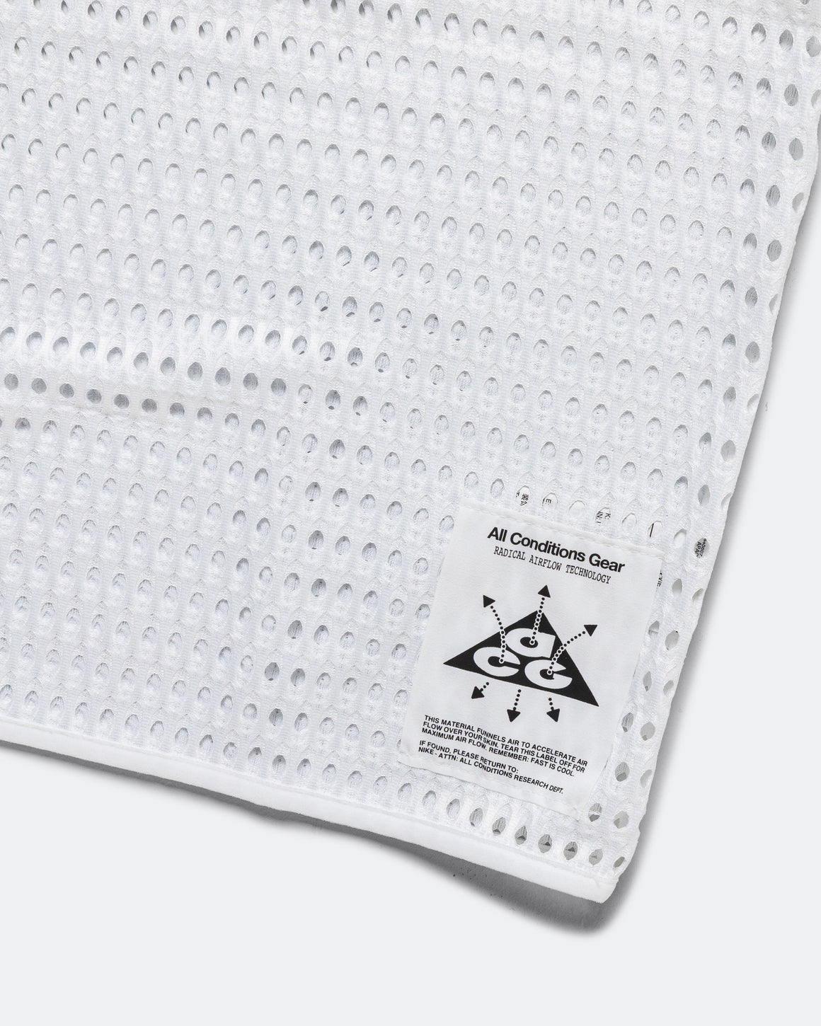 Nike ACG - Mens ACG Dri-Fit Radical Airflow Tank - White/Anthracite - Up There Athletics