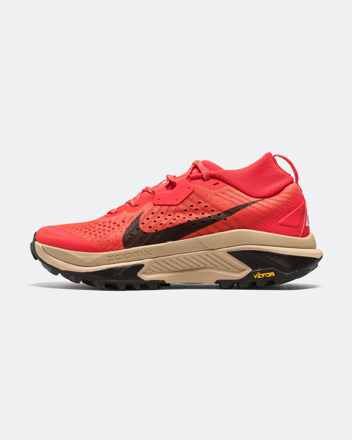 Nike ACG - Mens ZoomX Zegama Trail 2 - Lt Crimson/Lt Orewood Brown-Black - Up There Athletics