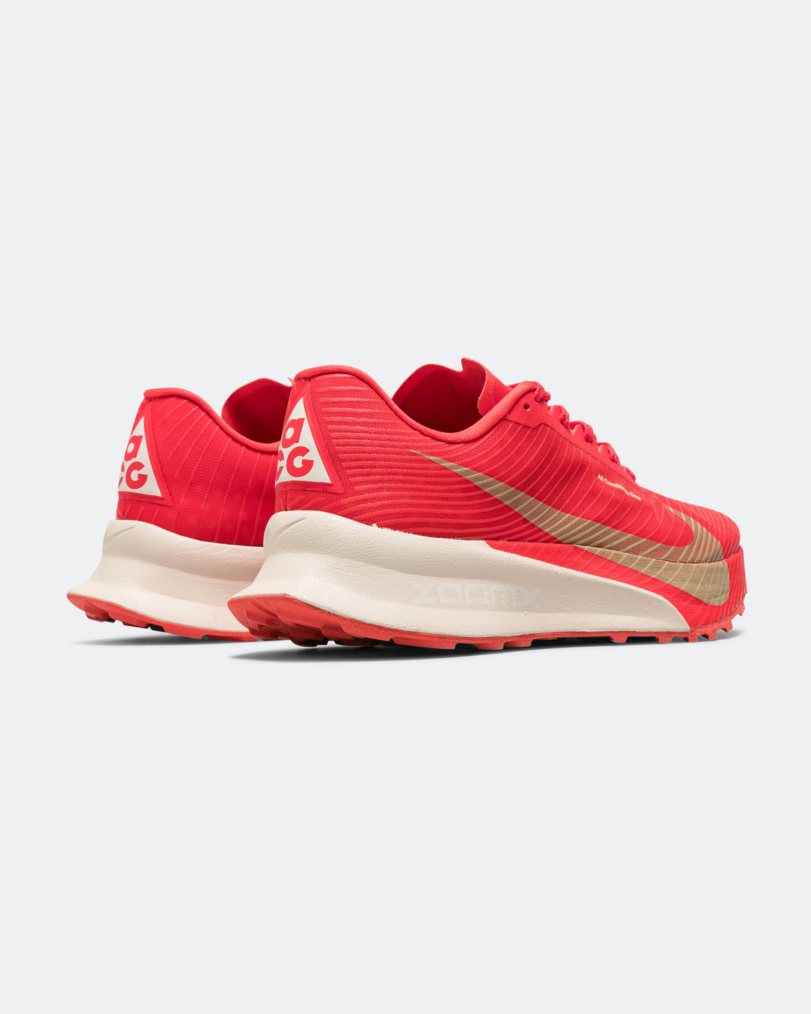Nike ACG - Mens ZoomX Ultrafly Trail 2 - Lt Crimson/Linen-Lt Orewood Brown - Up There Athletics