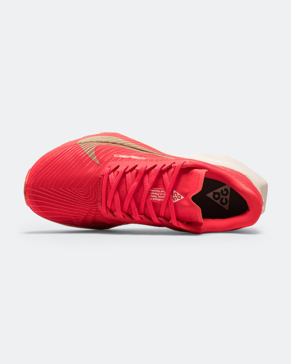 Nike ACG - Mens ZoomX Ultrafly Trail 2 - Lt Crimson/Linen-Lt Orewood Brown - Up There Athletics