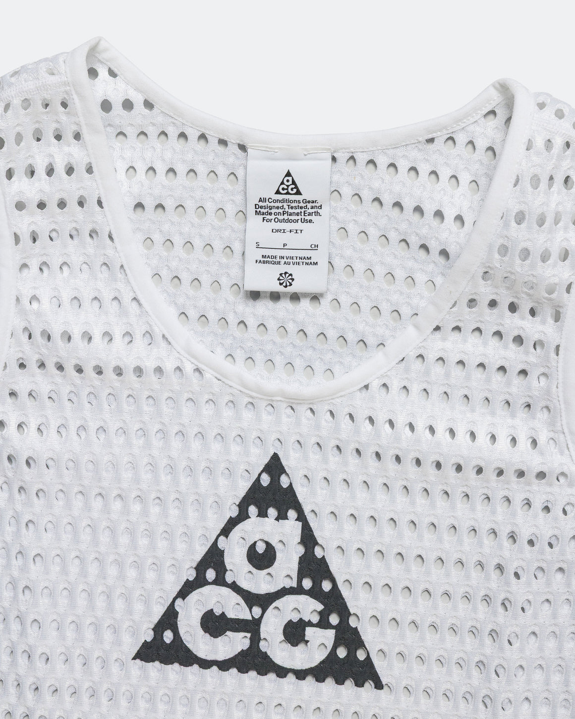 Nike ACG - Womens ACG Dri-Fit Radical Airflow Tank - White/Anthracite - Up There Athletics