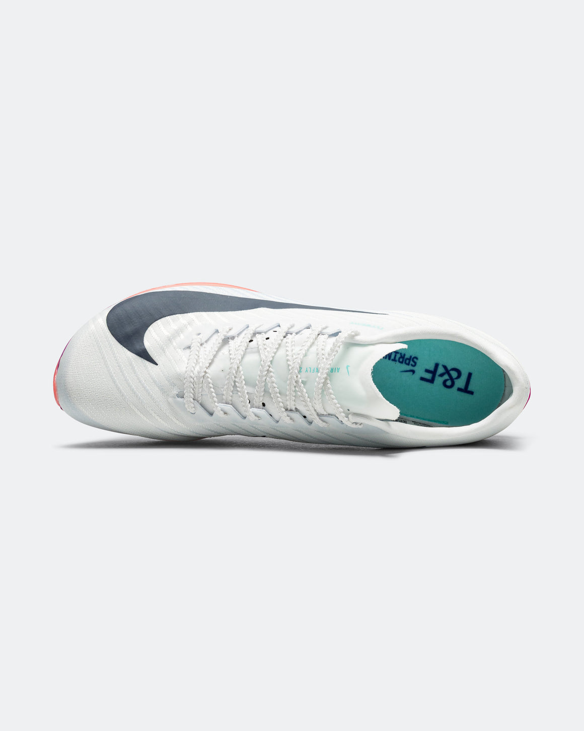 Nike - Air Zoom Maxfly 2 - White/Obsidian-Bright Crimson-Hyper Turqouise - Up There Athletics