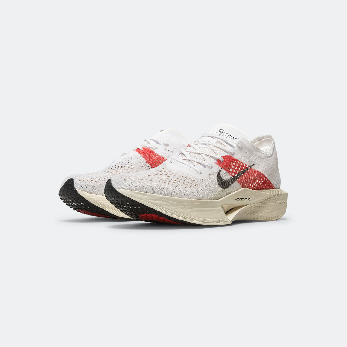 Nike - Mens ZoomX Vaporfly Next% 3 'Eliud Kipchoge' - White/Black-Chilli Red-Coconut Milk - Up There Athletics