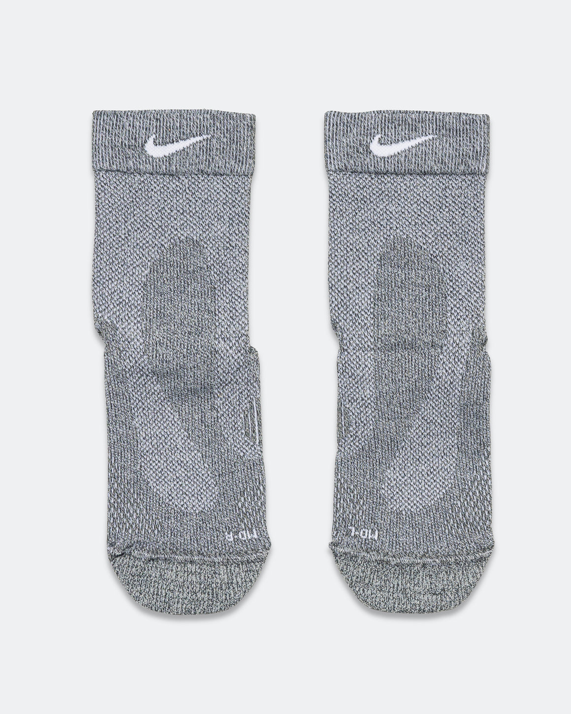 Nike - Fast Lightweight Crew Sock - Dk Smoke Grey/Pure Platinum-White - Up There Athletics