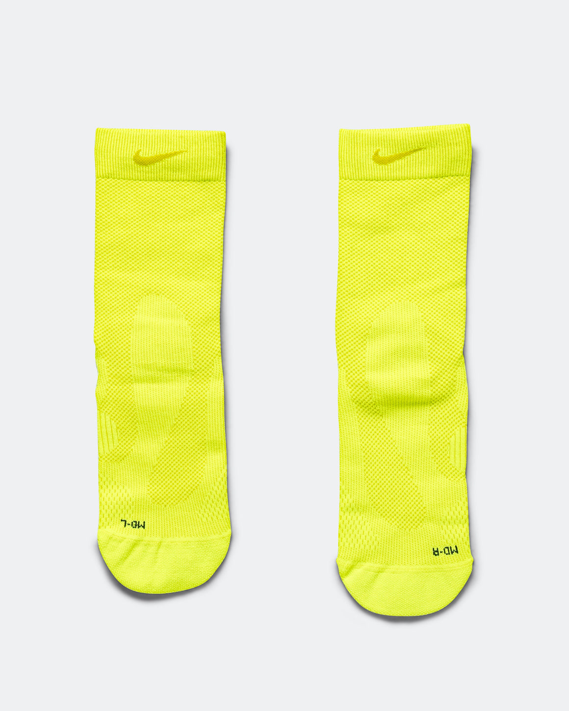 Nike - Fast Lightweight Crew Sock - Volt/Black-Bright Cactus - Up There Athletics