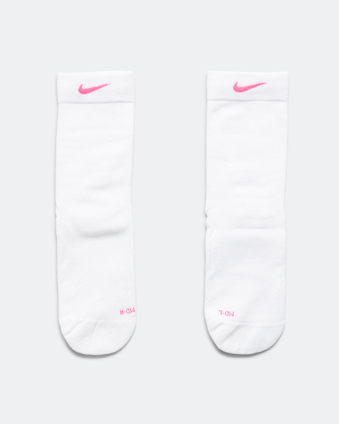 Nike - Fast Lightweight Crew Sock - White/Black-Pure Platinum-Hyper Pink - Up There Athletics