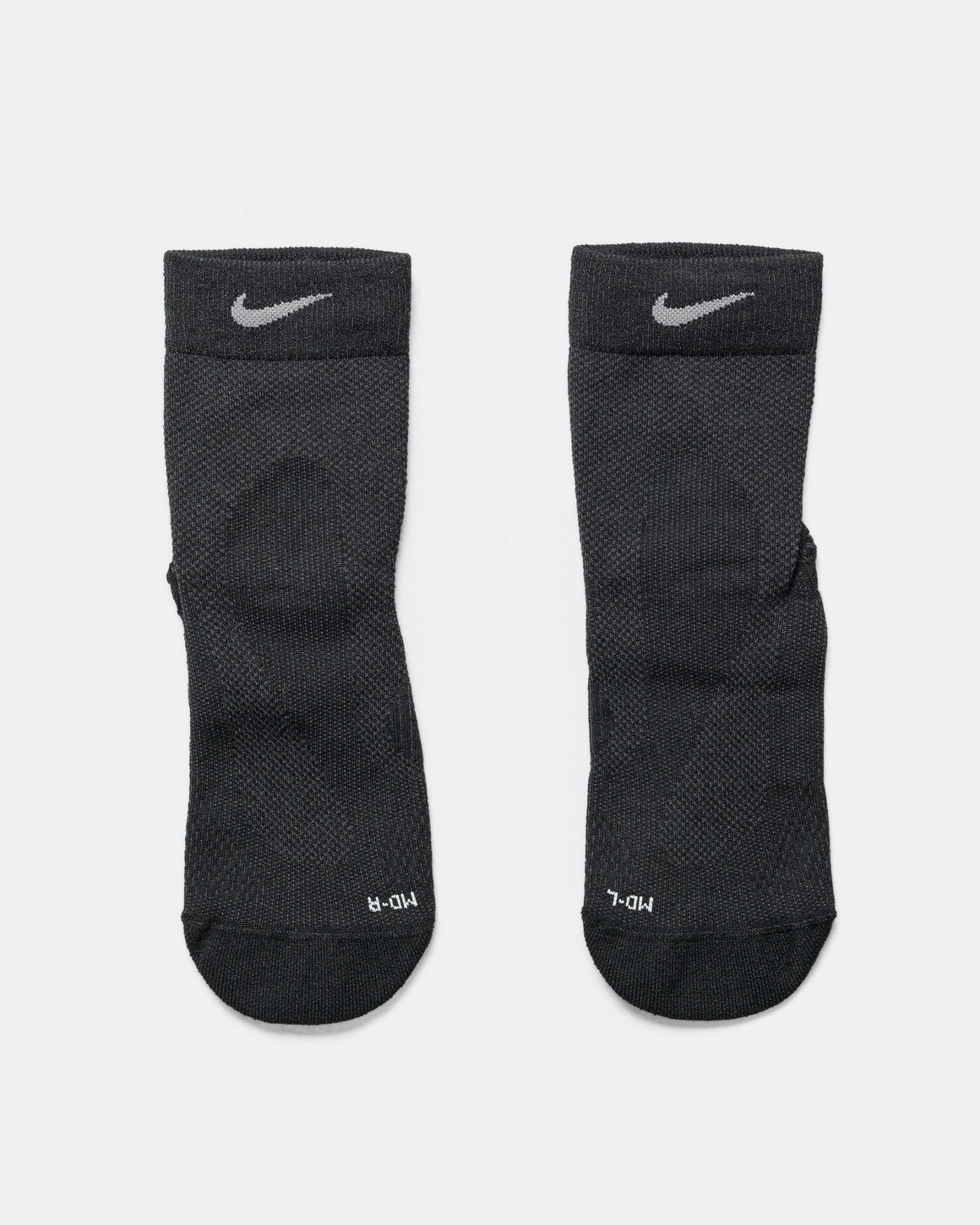 Nike - Fast Lightweight  Micro Crew Sock - Black/Pure Platinum-Dark Smoke Grey - Up There Athletics