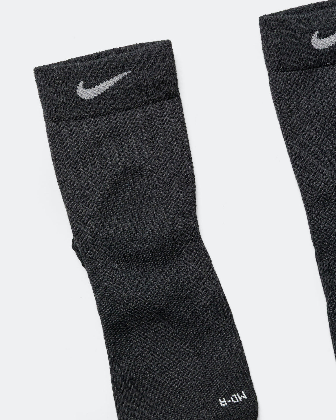 Nike - Fast Lightweight  Micro Crew Sock - Black/Pure Platinum-Dark Smoke Grey - Up There Athletics