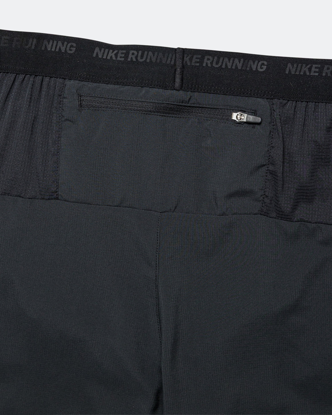 Nike - Mens 5in Brief Lined Running Shorts - Black/Black-Reflective Silver - Up There Athletics