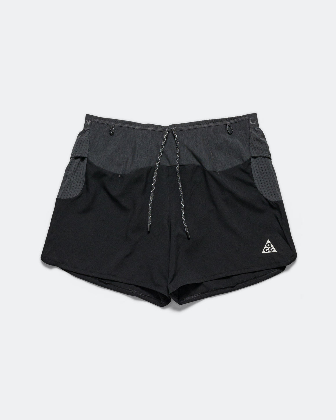 Nike ACG - Mens ACG Dri-FIT Second Sunrise 5in Brief-Lined Running Shorts - Black/Anthracite-Summit White - Up There Athletics