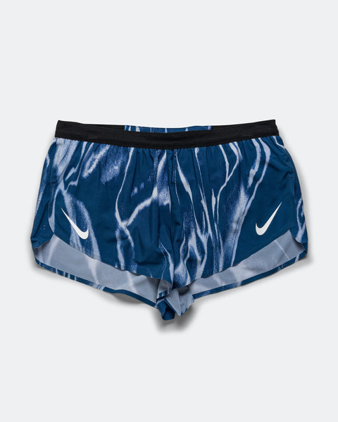 Mens Dri-FIT ADV Aeroswift 2in AOP Short - Coastal Blue/White | Up