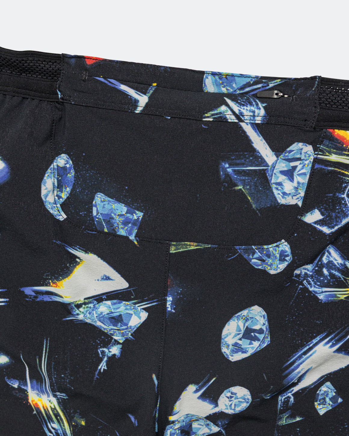 Nike - Mens Dri-FIT ADV Aeroswift 2in Brief-Lined Running Short AOP - Black/Laser Orange - Up There Athletics