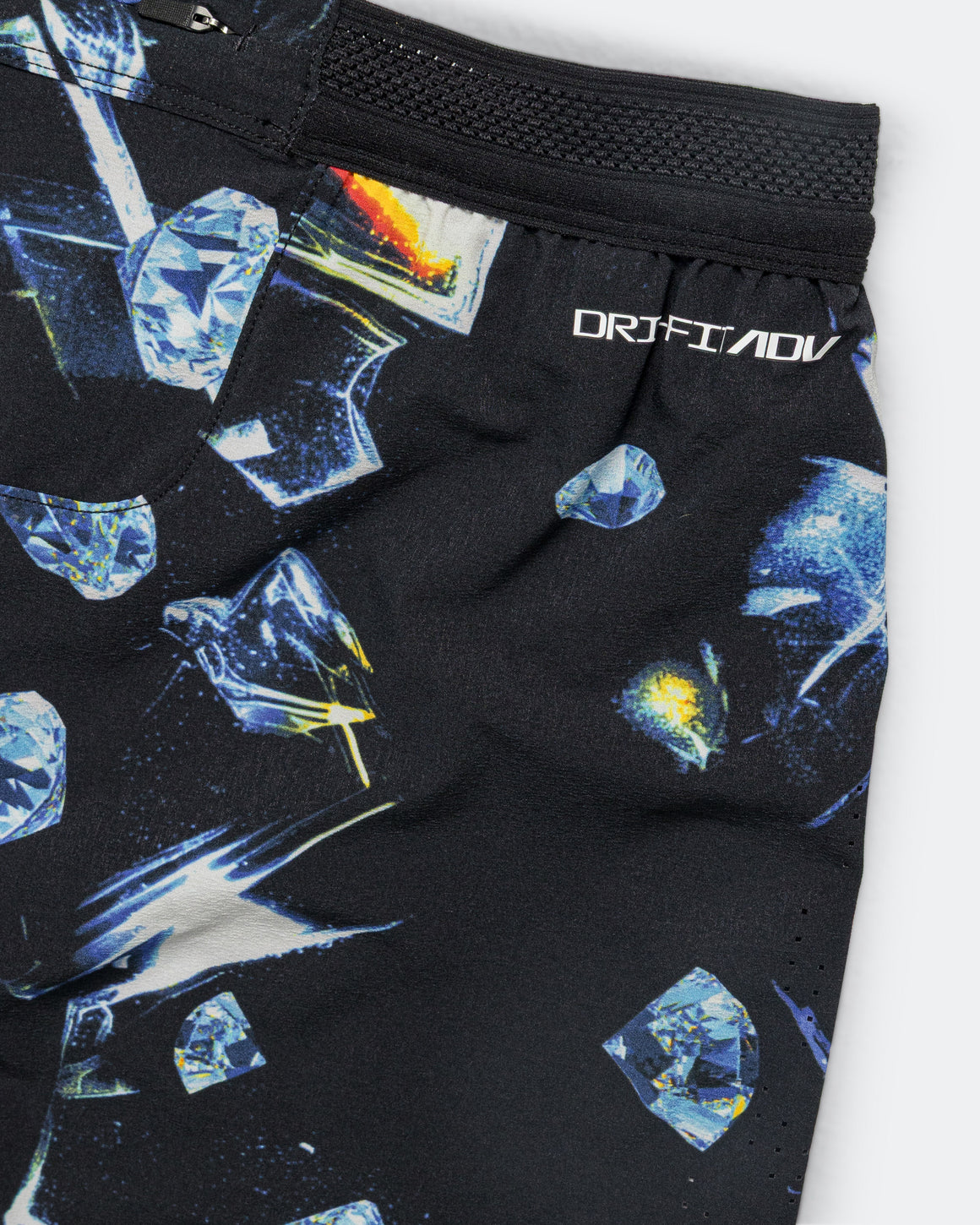 Nike - Mens Dri-FIT ADV Aeroswift 2in Brief-Lined Running Short AOP - Black/Laser Orange - Up There Athletics