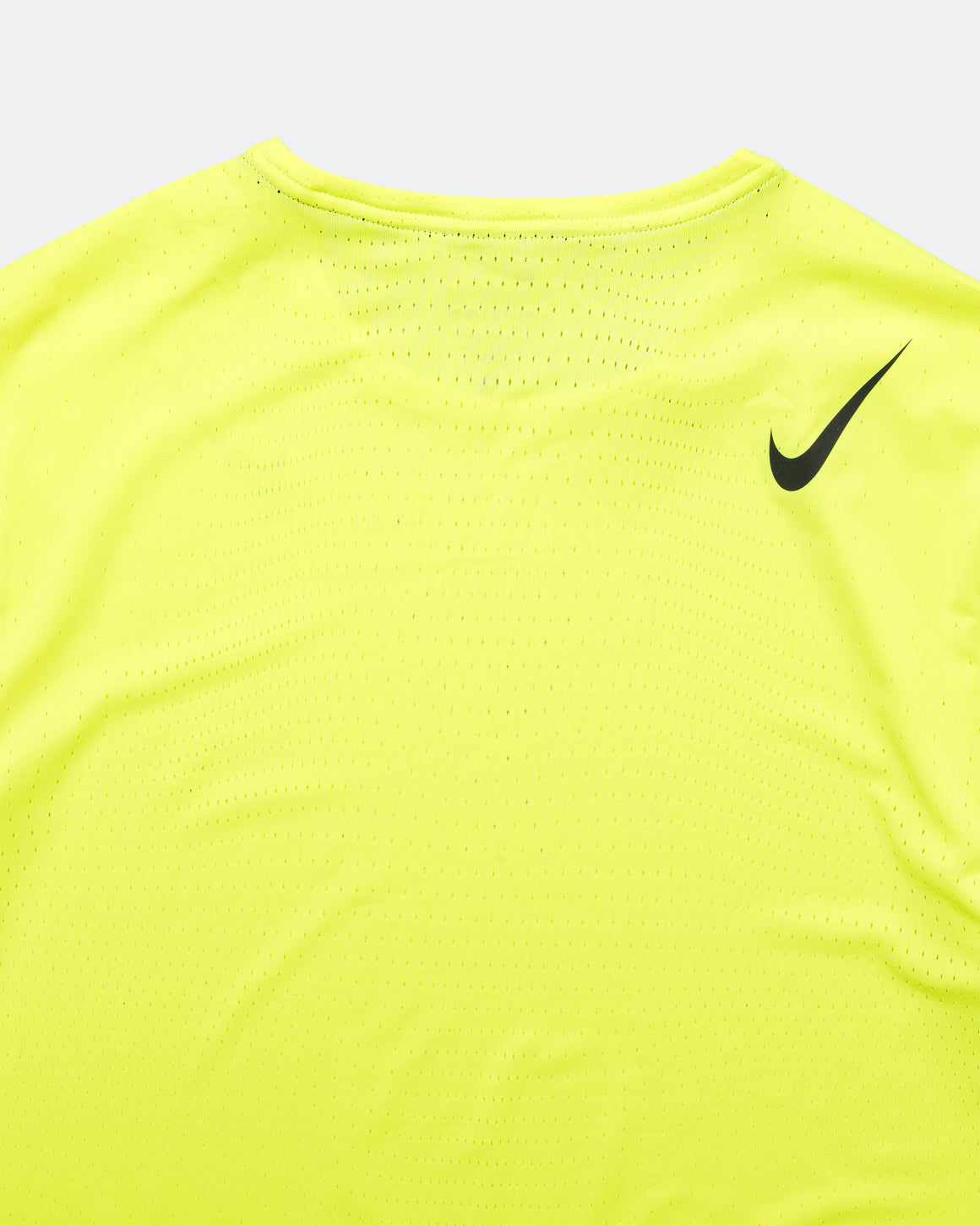 Nike - Mens Dri-FIT ADV Short-Sleeve Running Top - Volt/Black - Up There Athletics