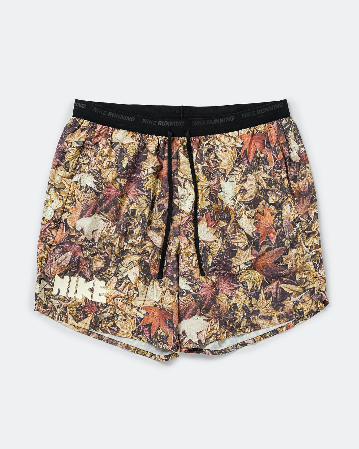 Nike - Mens Dri-FIT Stride 7in Brief Lined Running Shorts - Black/White-Hemp-Reflective Silver - Up There Athletics