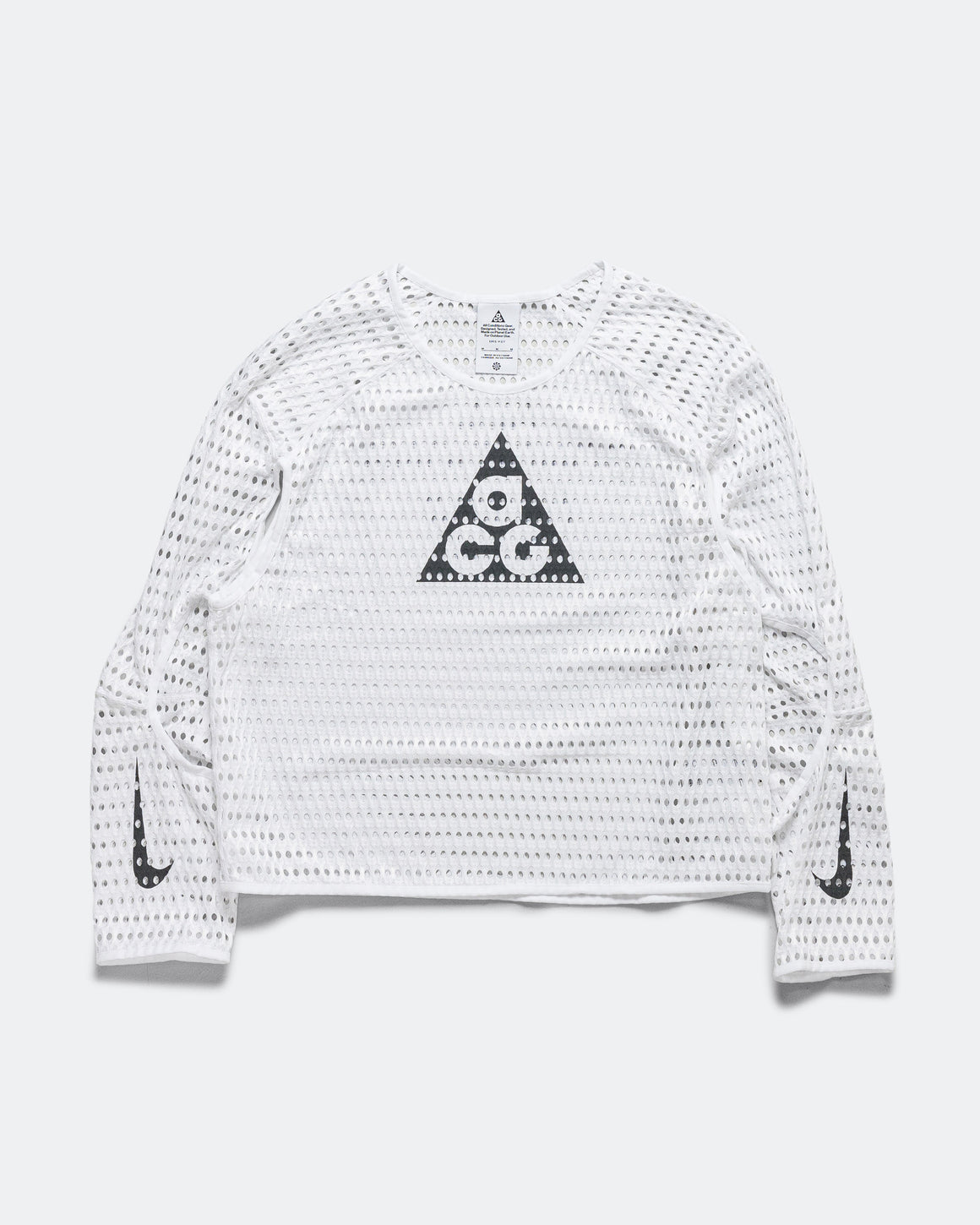 Nike ACG - Mens LS ACG Radical AirFlow NXT - White/Anthracite - Up There Athletics