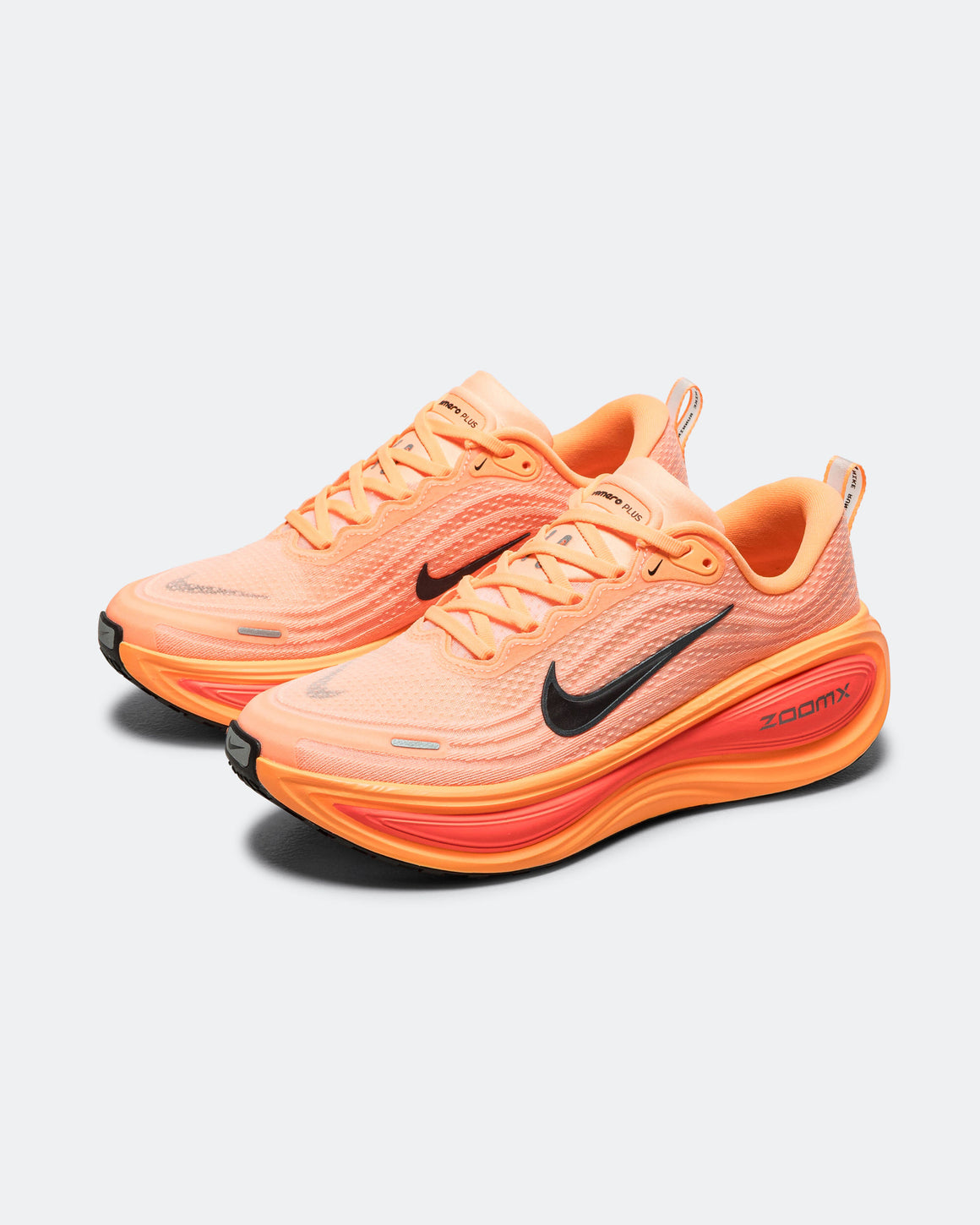 Nike - Mens Vomero Plus - Orange Pulse/Black-Hot Lava-Total Orange - Up There Athletics