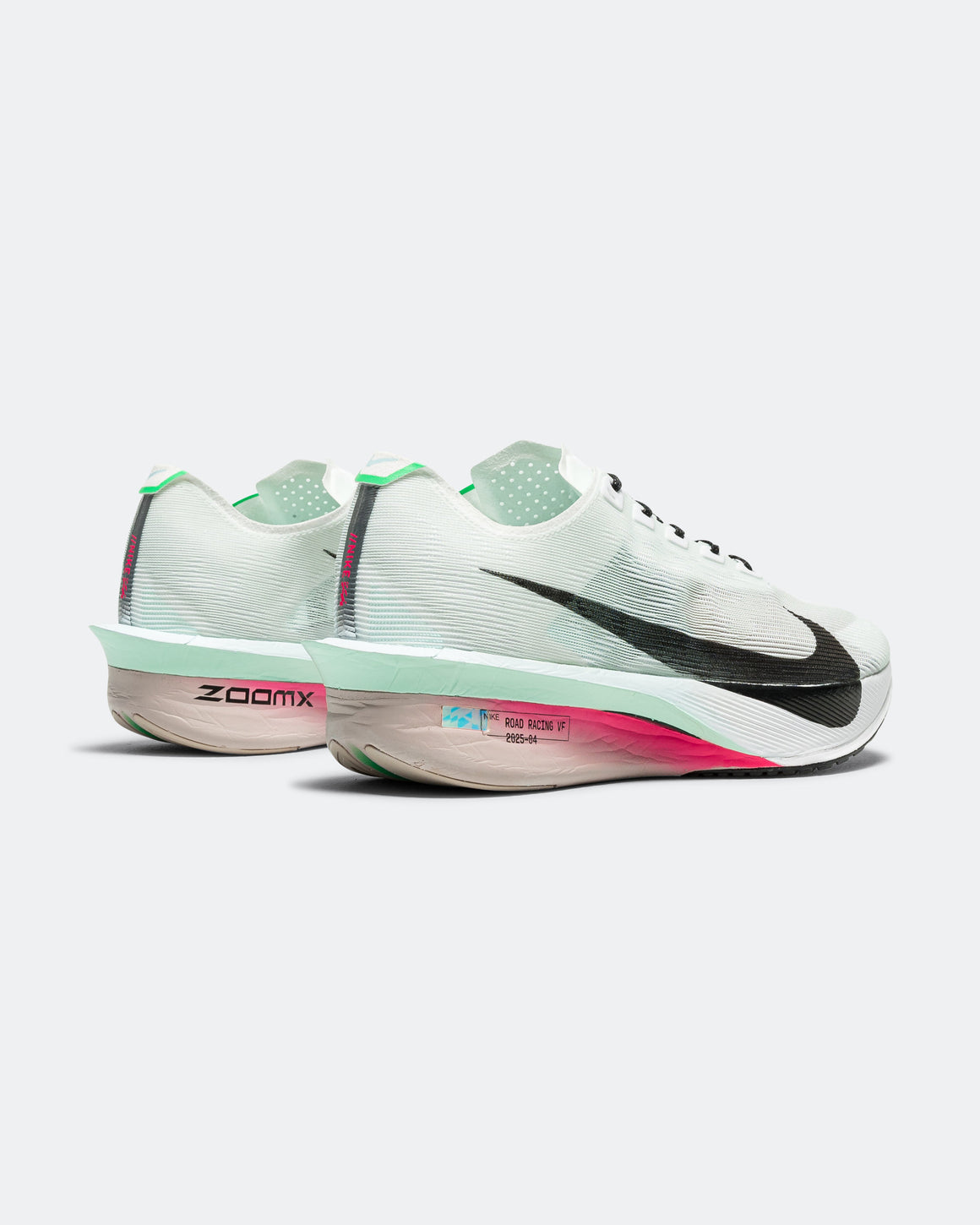 Nike - Mens ZoomX Vaporfly Next% 4 - White/Black-Hyper Pink-Mint Foam - Up There Athletics