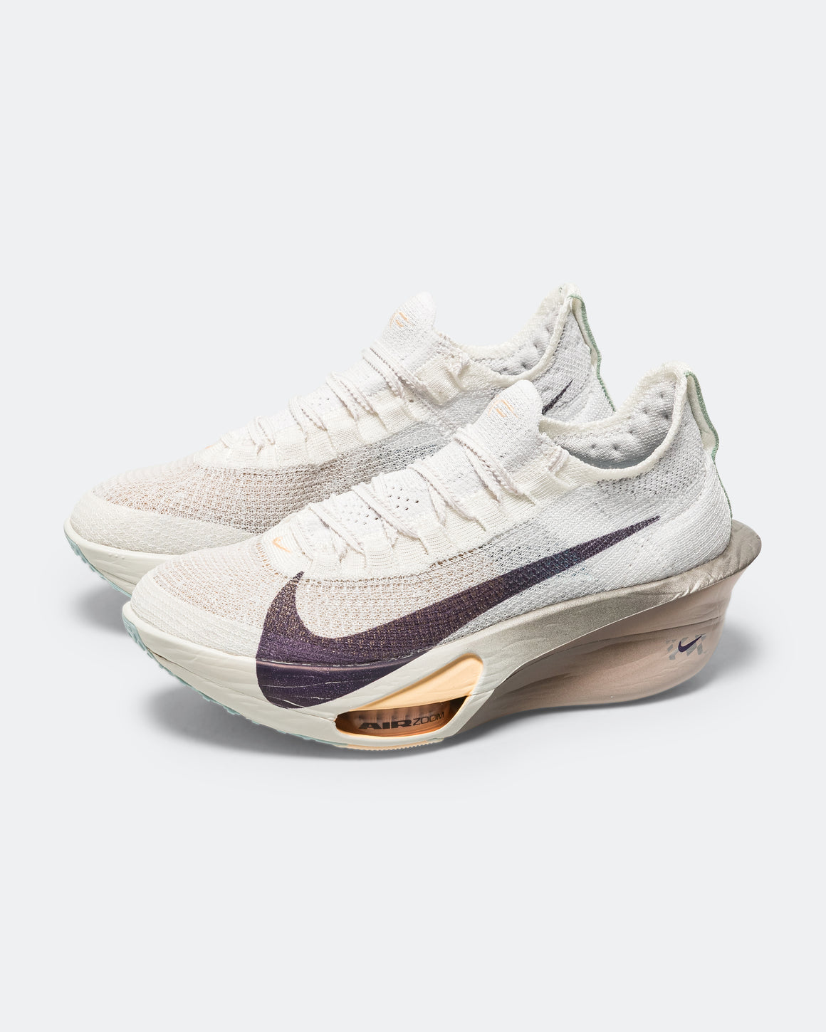 Nike - Mens Air Zoom Alphafly Next% 3 - Platinum Tint/Purple Dynasty-Ocean Cube - Up There Athletics