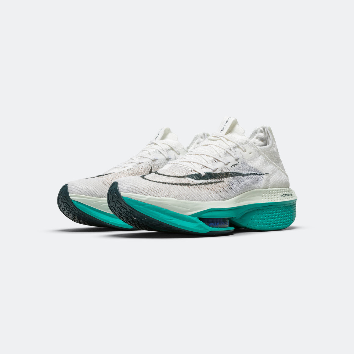 Nike - Mens Air Zoom Alphafly Next% 2 - White/Deep Jungle-Clear Jade - Up There Athletics