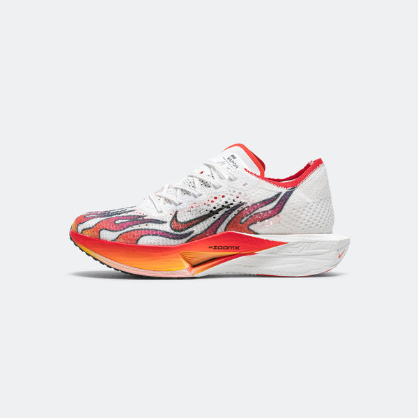 Mens ZoomX Vaporfly Next% 'Ekiden' White/Habanero Flames