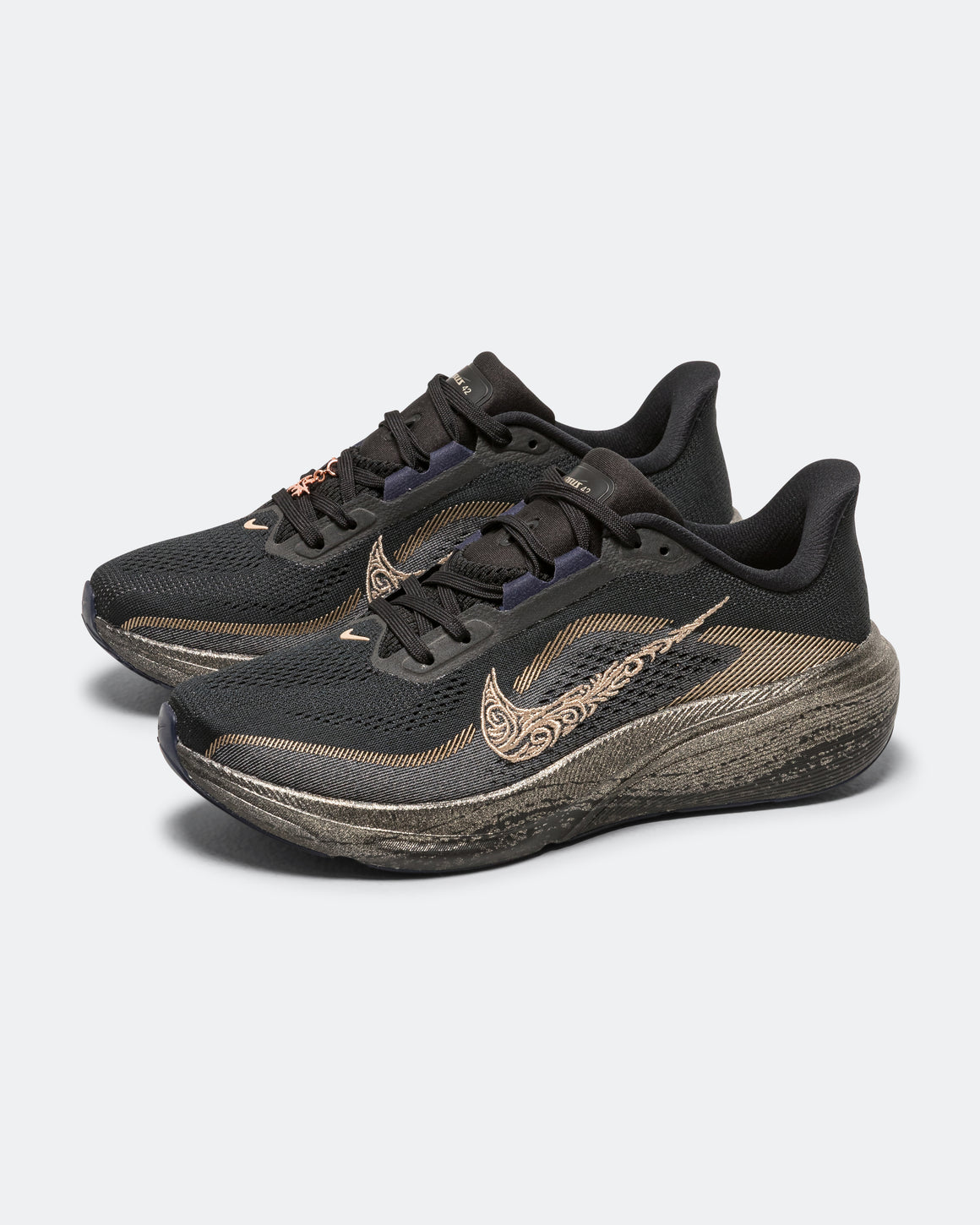 Nike - Womens Air Zoom Pegasus 42 'Keely Hodgkinson' - Black/Blur-Pitch Blue - Up There Athletics