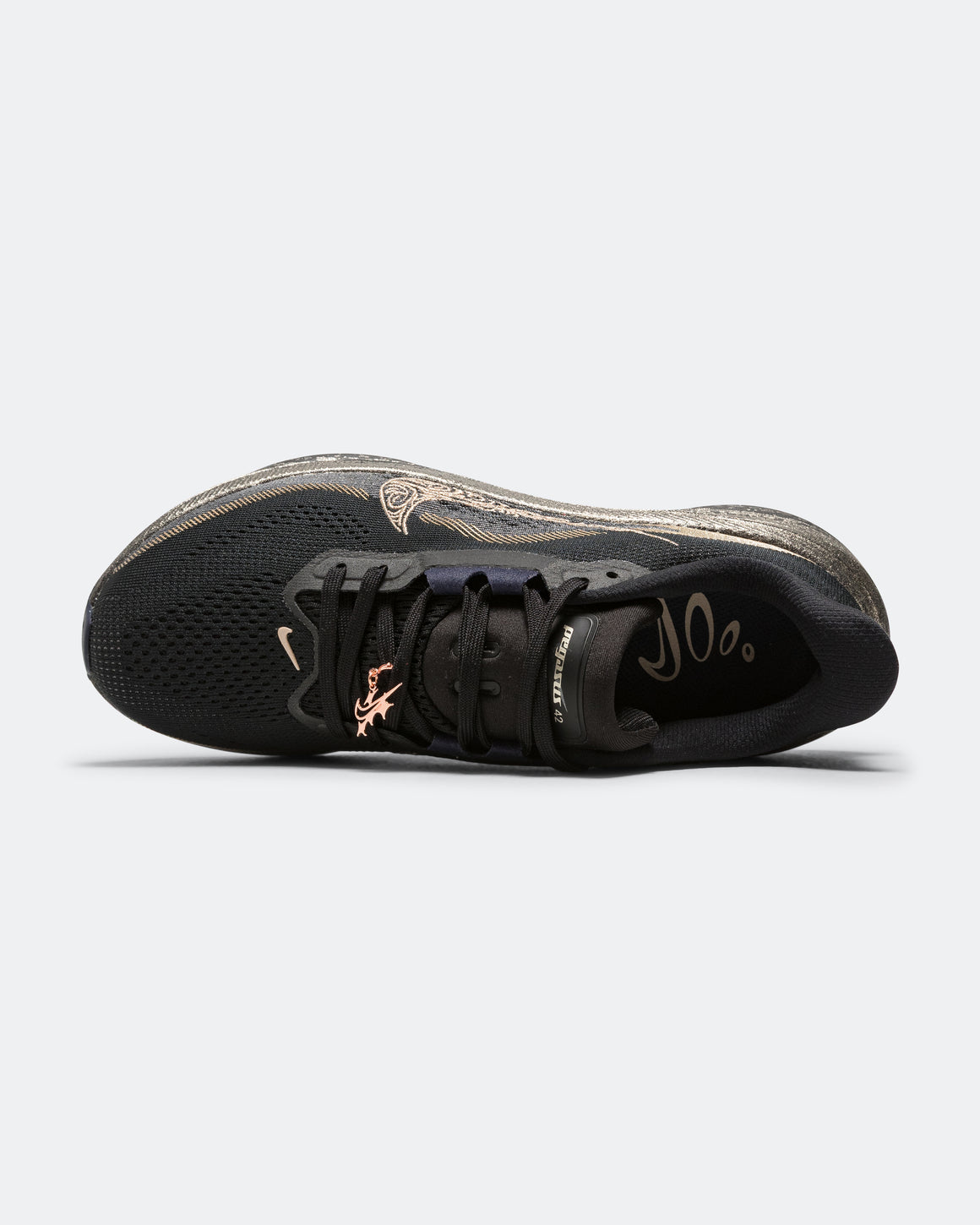 Nike - Womens Air Zoom Pegasus 42 'Keely Hodgkinson' - Black/Blur-Pitch Blue - Up There Athletics