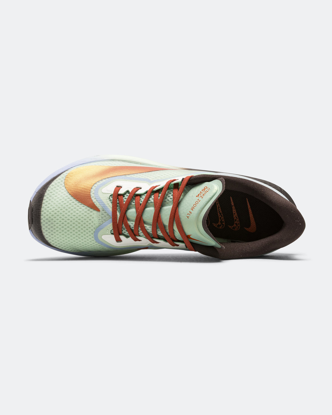 Nike - Mens Air Zoom 6 - Steam/Rugged Orange-Frosted Spruce - Up There Athletics