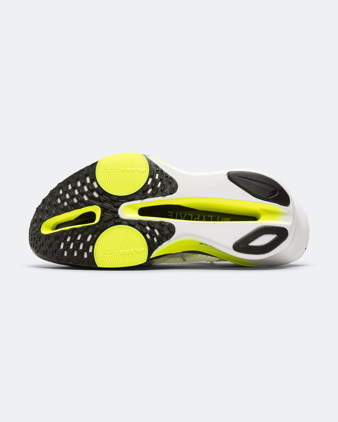 Nike - Mens Air Zoom Alphafly Next% 3 - White/Black-Volt-Barley Volt - Up There Athletics
