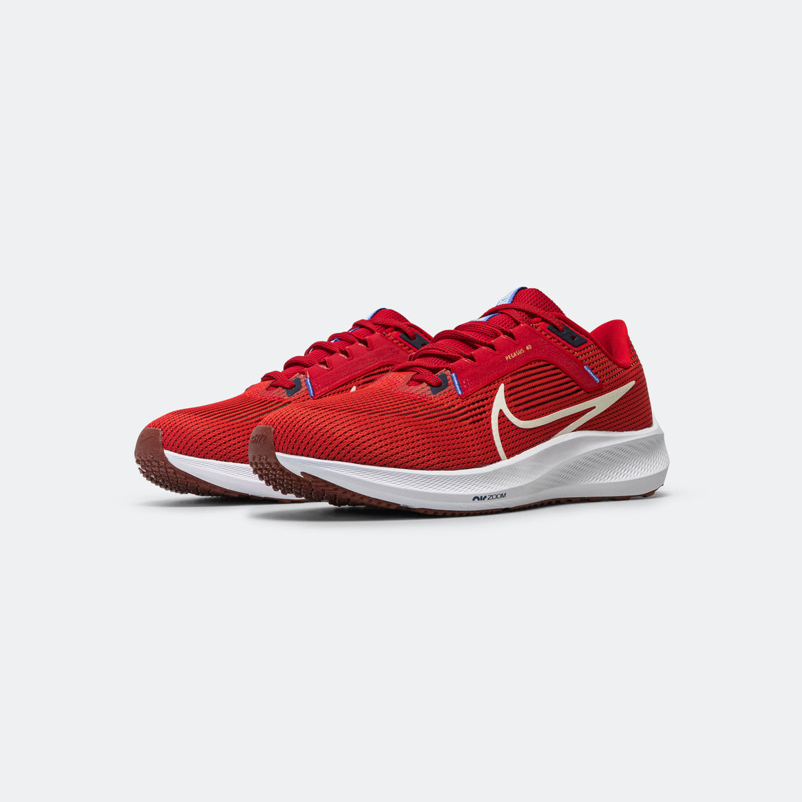 Nike - Mens Air Zoom Pegasus 40 - University Red/Sea Glass-Midnight Navy - Up There Athletics