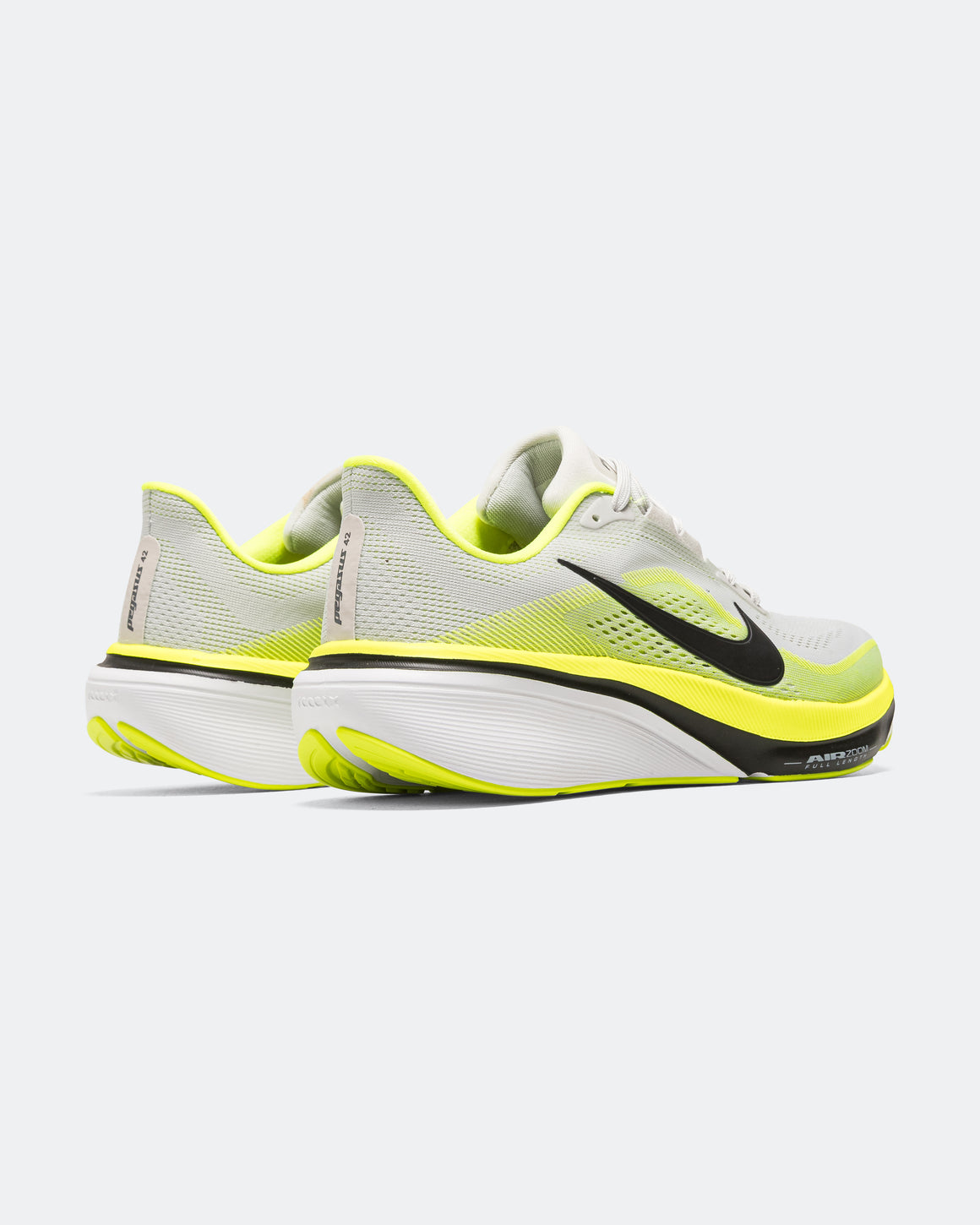 Nike - Mens Air Zoom Pegasus 42 - Photon Dust/Black-Volt - Up There Athletics