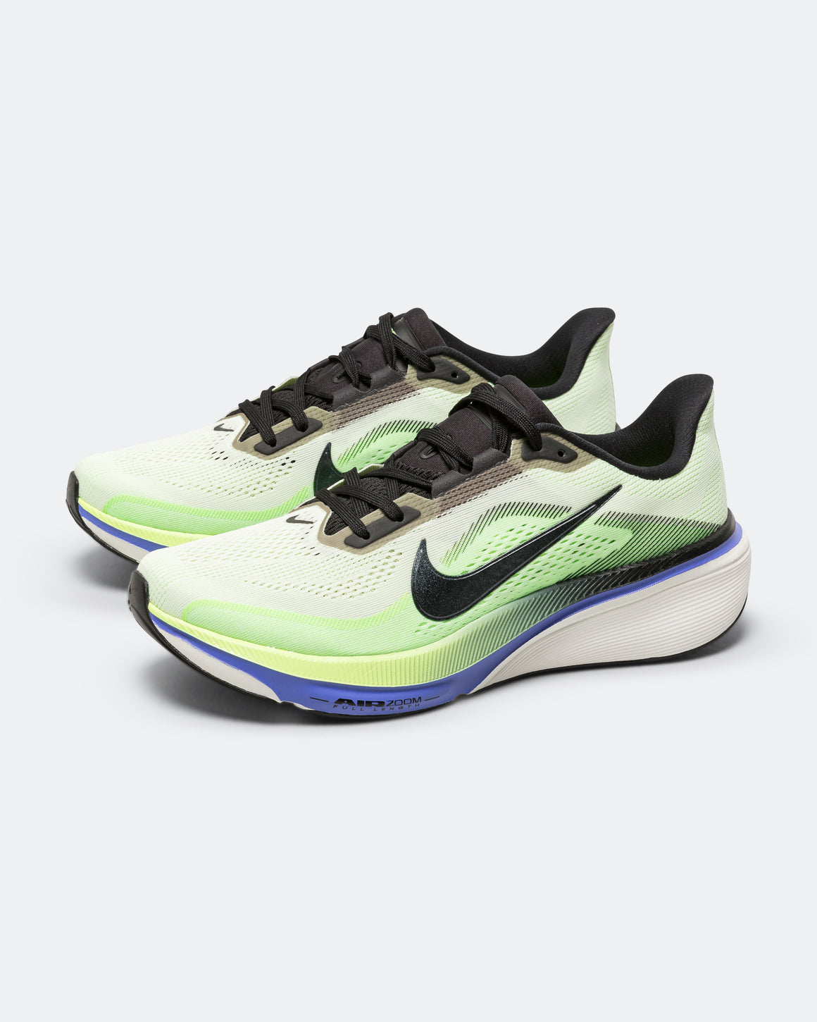 Nike - Mens Air Zoom Pegasus 42 - Volt Tint/Black Spruce-Sapphire - Up There Athletics