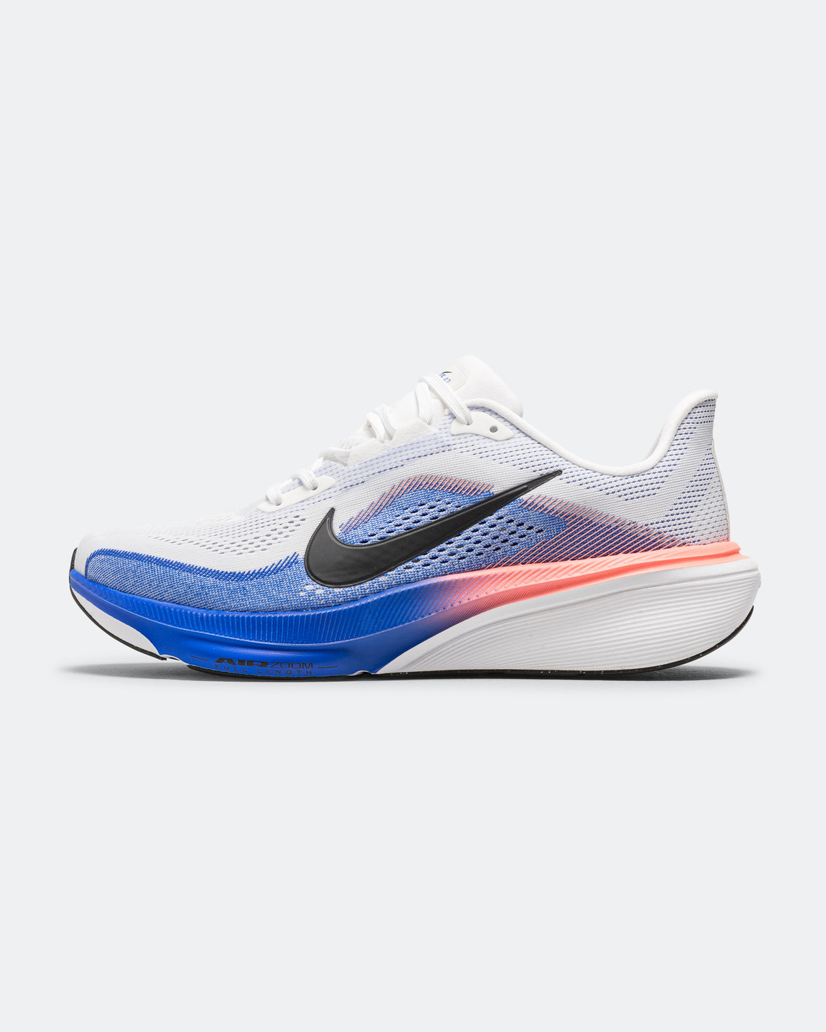 Nike - Mens Air Zoom Pegasus 42 - White/Black-Racer Blue-Atomic Pink - Up There Athletics