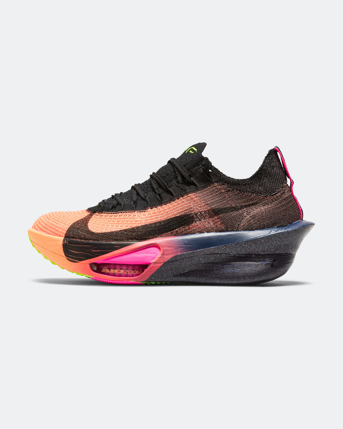 Nike - Womens Air Zoom Alphafly Next% 3 GLAM - Orange Pulse/Black-Purple Dynasty - Up There Athletics