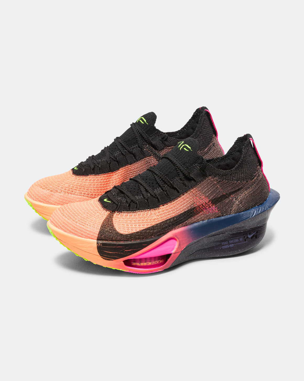 Nike - Mens Air Zoom Alphafly Next% 3 GLAM - Orange Pulse/Black-Purple Dynasty - Up There Athletics