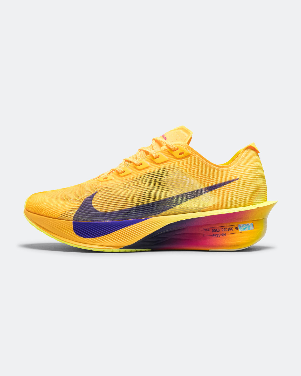 Nike - Womens ZoomX Vaporfly Next% 4 - Citron Pulse/Indigo Burst-Laser Orange - Up There Athletics