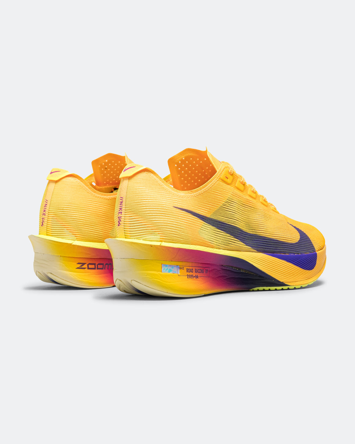 Nike - Womens ZoomX Vaporfly Next% 4 - Citron Pulse/Indigo Burst-Laser Orange - Up There Athletics