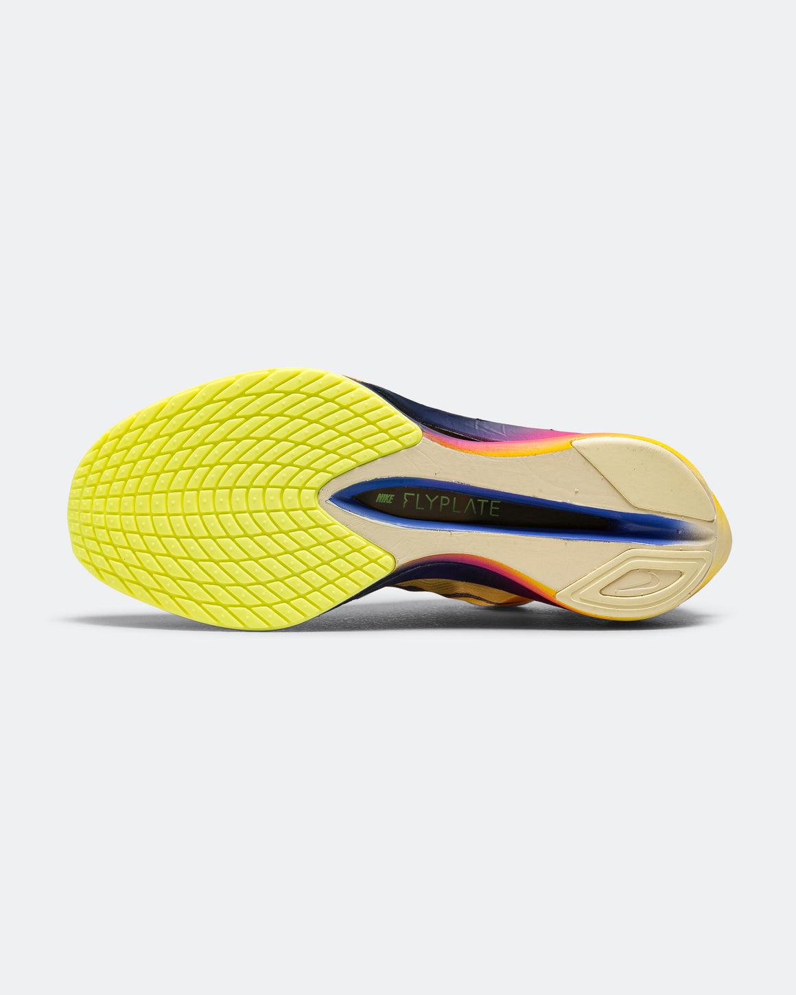 Nike - Mens ZoomX Vaporfly Next% 4 - Citron Pulse/Indigo Burst-Laser Orange - Up There Athletics