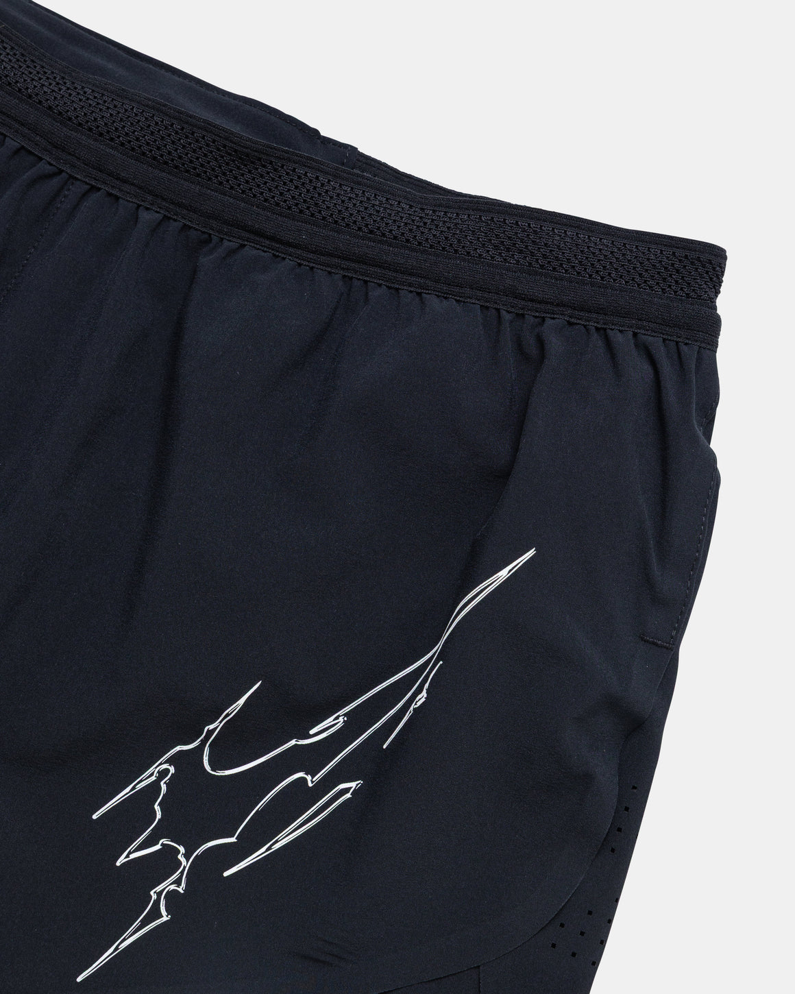 Nike - Mens AeroSwift Dri-FIT ADV 2in GFX Brief Lined Runing Shorts - Black - Up There Athletics