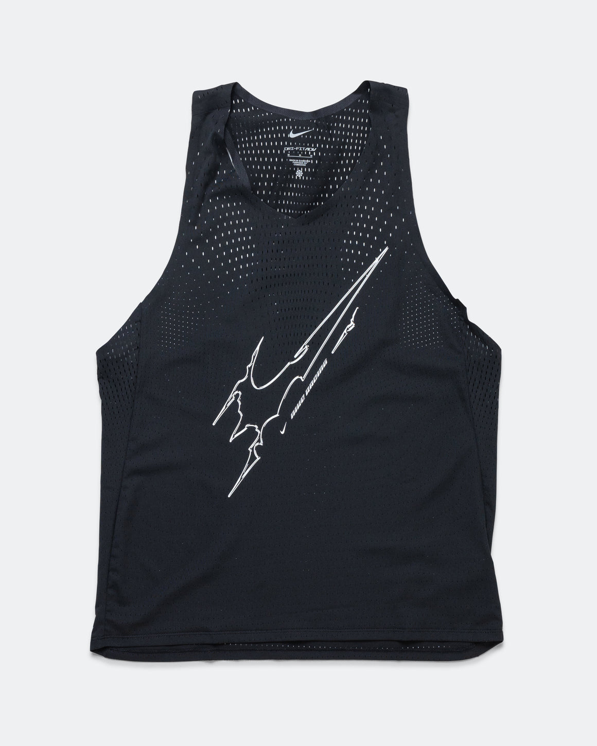 Nike - Mens Dri-FIT ADV Aeroswift GFX Singlet - Black - Up There Athletics