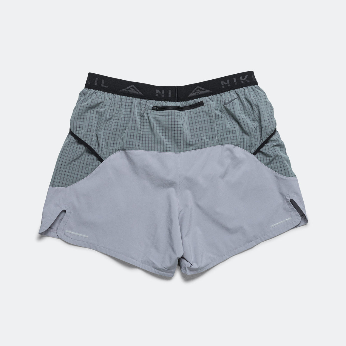 Nike - Mens Dri-FIT 'Second Sunrise' 5" Brief-Lined Running Shorts - Cement Grey/Smoke Grey-Black - Up There Athletics