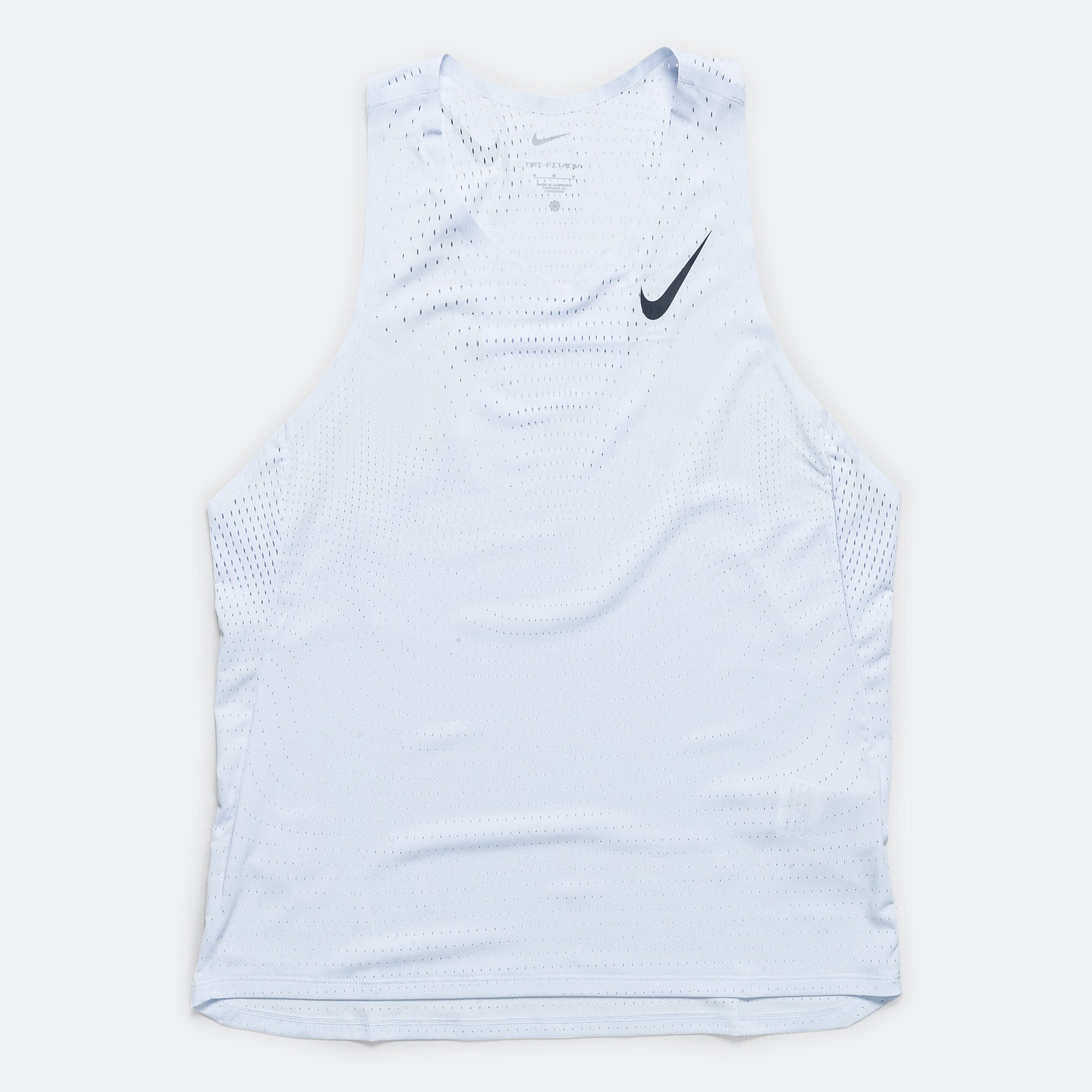 Nike AeroSwift ホワイト ノースリーブ Tank top Nike AeroSwift - Top4Running.com