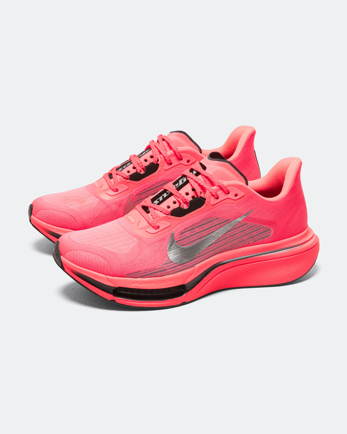 Nike - Mens Pegasus Plus 2 - Flash Crimson/Black/Light Smoke Grey/Metallic Silver - Up There Athletics