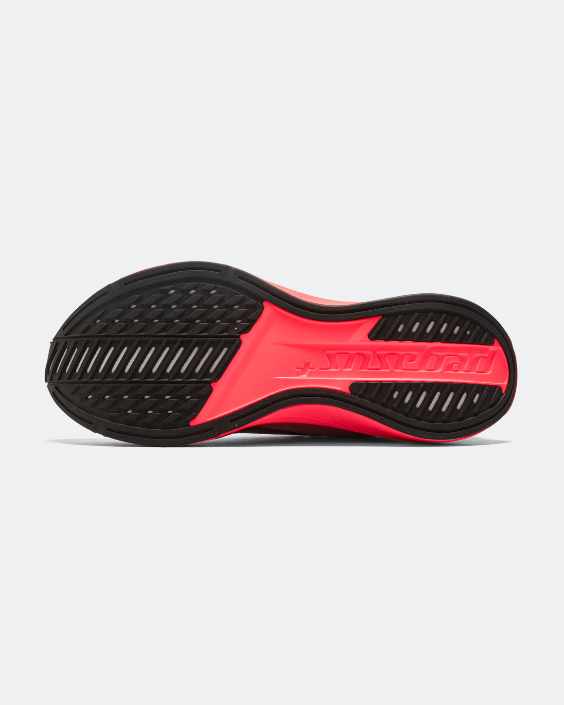 Nike - Mens Pegasus Plus 2 - Flash Crimson/Black/Light Smoke Grey/Metallic Silver - Up There Athletics